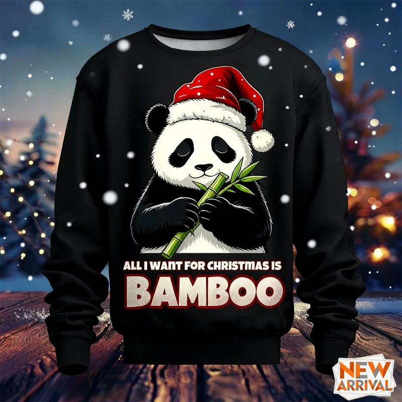 ثلاثية الأبعاد طباعة عيد الميلاد احتفالي البلوز للرجال النساء لطيف الحيوان نمط هوديي عادية كم طويل البلوفرات الجولة الرقبة هوديس #3