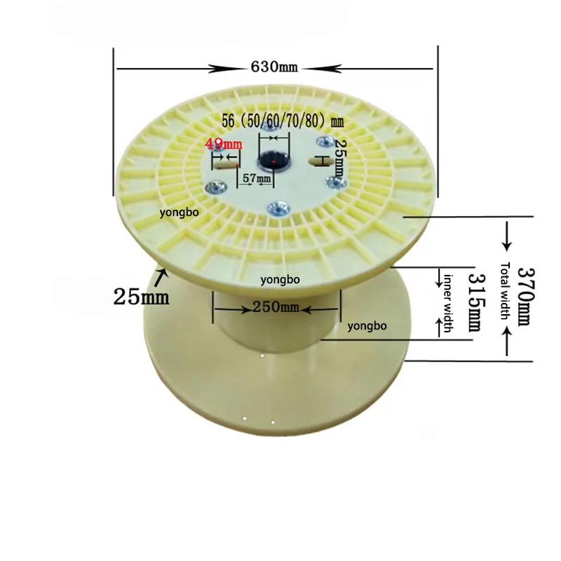 Plastic Spool Bobbin for Copper Wire and Cable Pay-off and Take up Plastic Reel