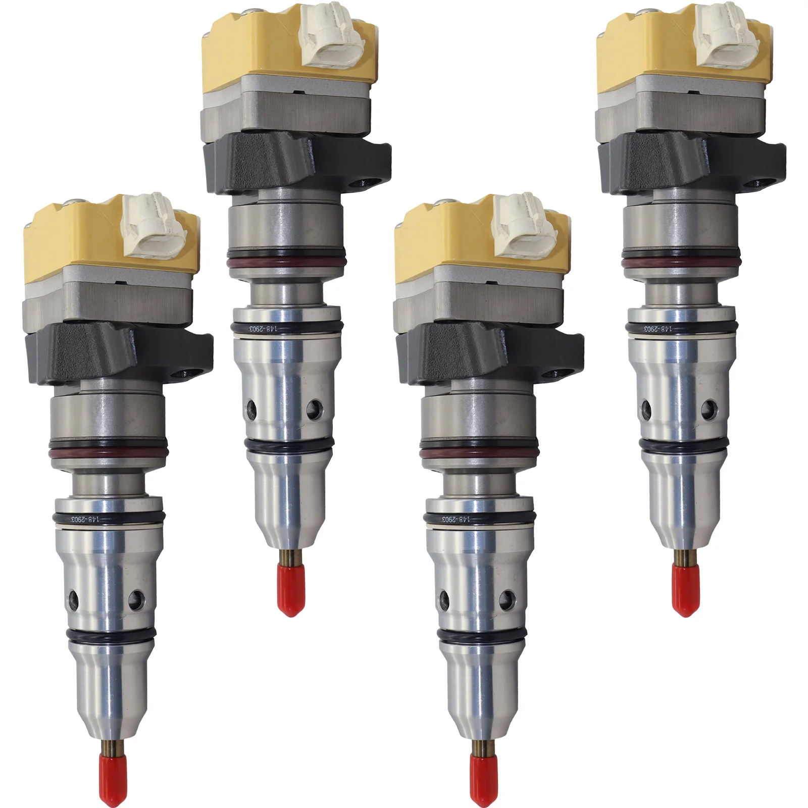 4PCS Fuel Injector10R0781 1986605 2225966 FIZ2483RF FIZ2483WY 10R-0781 198-6605 222-5966 For CATERPILLAR CAT C7 3126 3126B