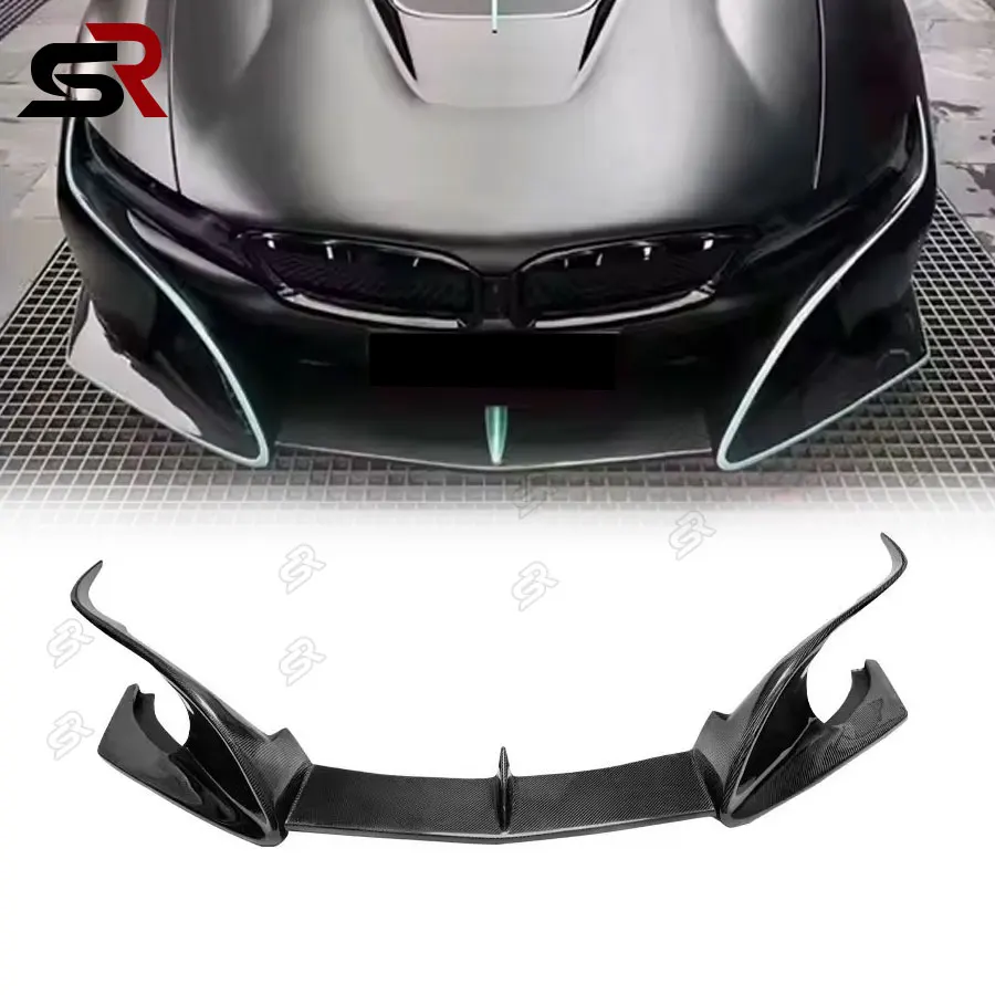 For BMW i8 carbon fiber front bumper lip front lip front shovel chin spoiler modified auto parts body kit