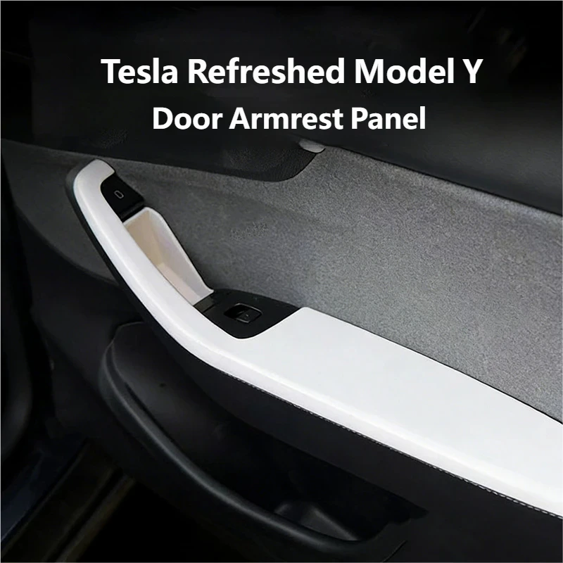 

4 шт. накладок на подлокотники дверей для Tesla Model Y Juniper, аксессуары для интерьера автомобиля