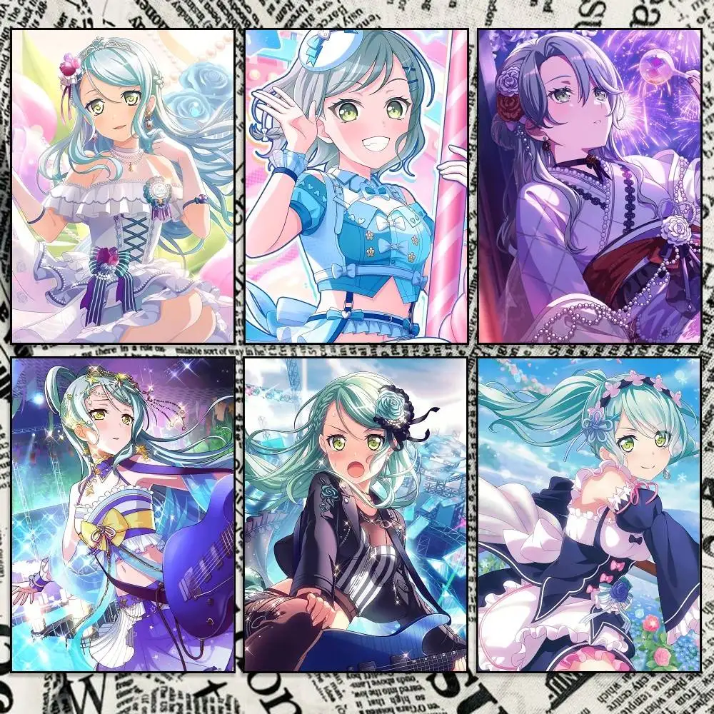 Roselia S-Sayo Hikawa BandG Poster Wall Art Print Decorative Mural Home Decor Gift Unframed Customizable