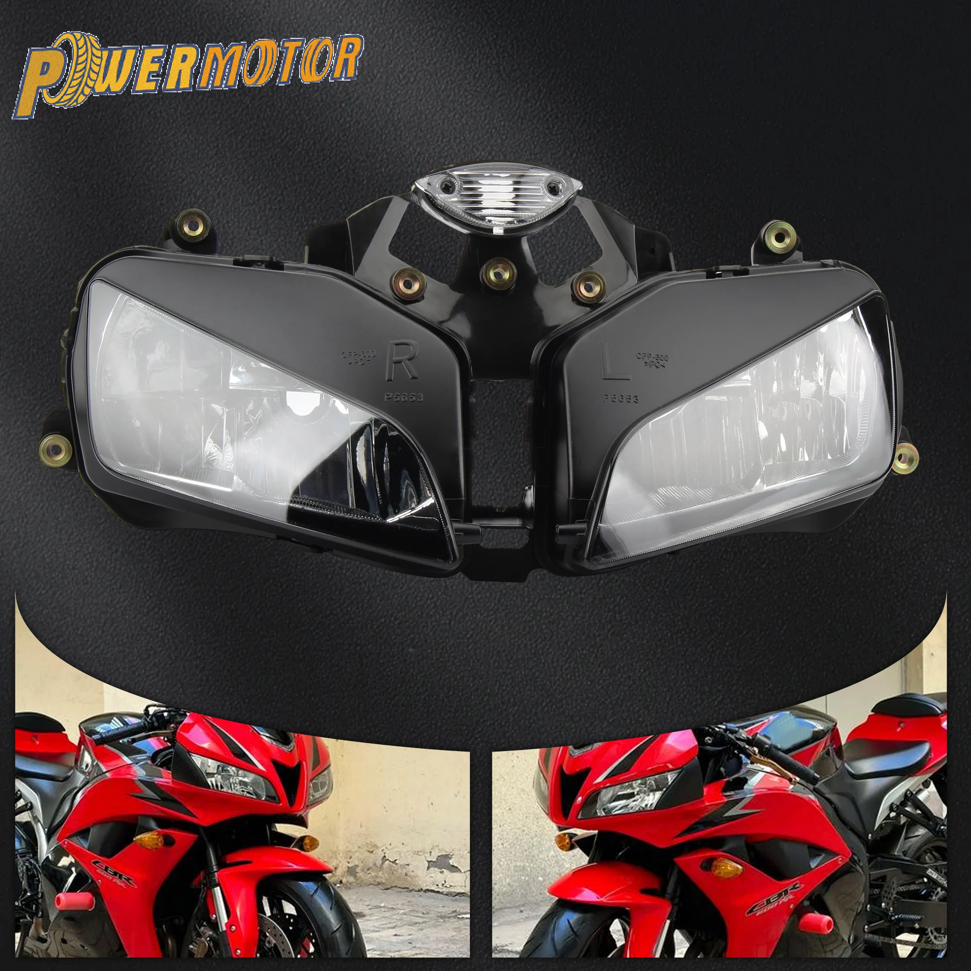 

Motorcycle Headlight Headlamp Front Head Light Lamp Assembly For Honda CBR600RR CBR 600 RR F5 2003-2006 Modification Accessories