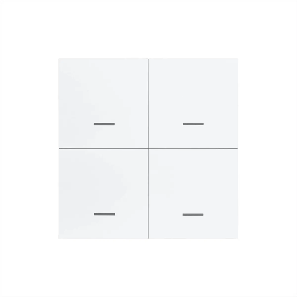 AABFK Tuya ZigBee Smart Scene Switch 4 Gang Smart Switch 12 Scene Switch Push Button Controller Supports Home Assistant