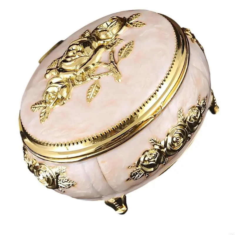 

Sturdy Alloy Jewelry Box With Interior Protects Your Valuable Collection