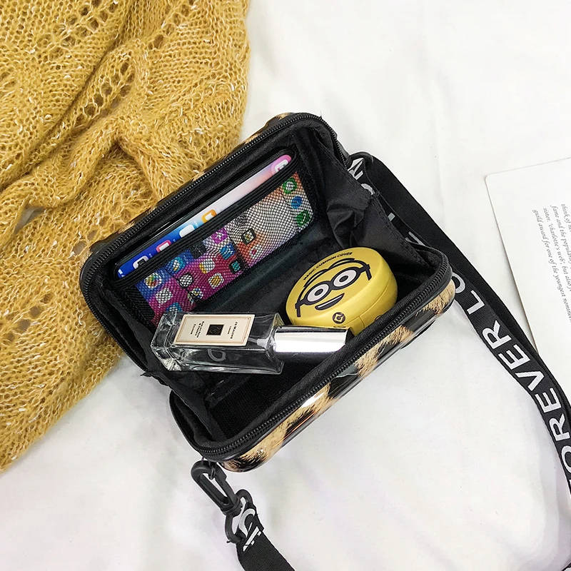 

Hard ell Plastic Travel Bag Women's Crossbody oulder Bag Cact PC Lage Small Square Bag Korean Sle Bag