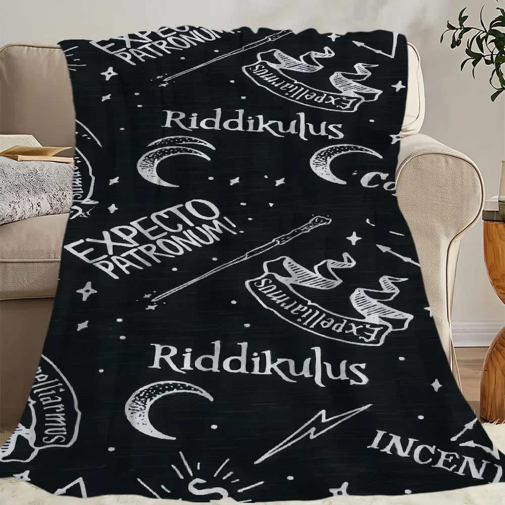 

Теплые мягкие плюшевые одеяла с рисунком P-Potters, коврик для дивана для гостиной, гарриса, офиса, кровати, дома, крутые, для путешествий, подарки на день рождения для детей