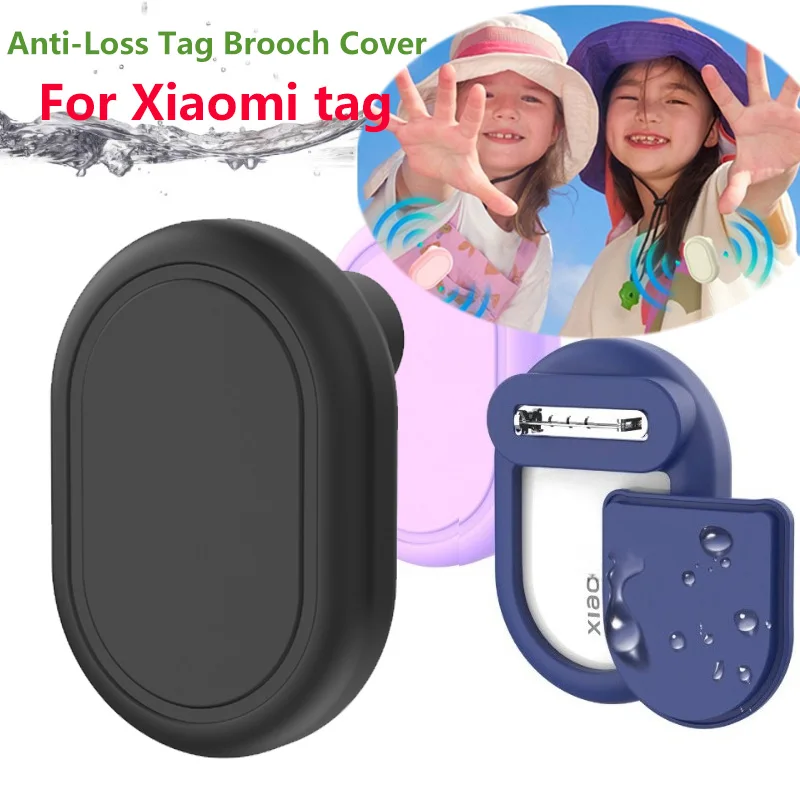 

New Silicone Case for Xiaomi Tag Hidden Pin Holder All-Round Protection for Xiaomi Tag Cover for Dog Collar Kid Elder Clothes