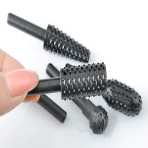 Electric Rotary File Wood Carving Root Knife Grinding Head Knife Head Woodworking Engraving Knife Set Grinding Head Carbon Steel