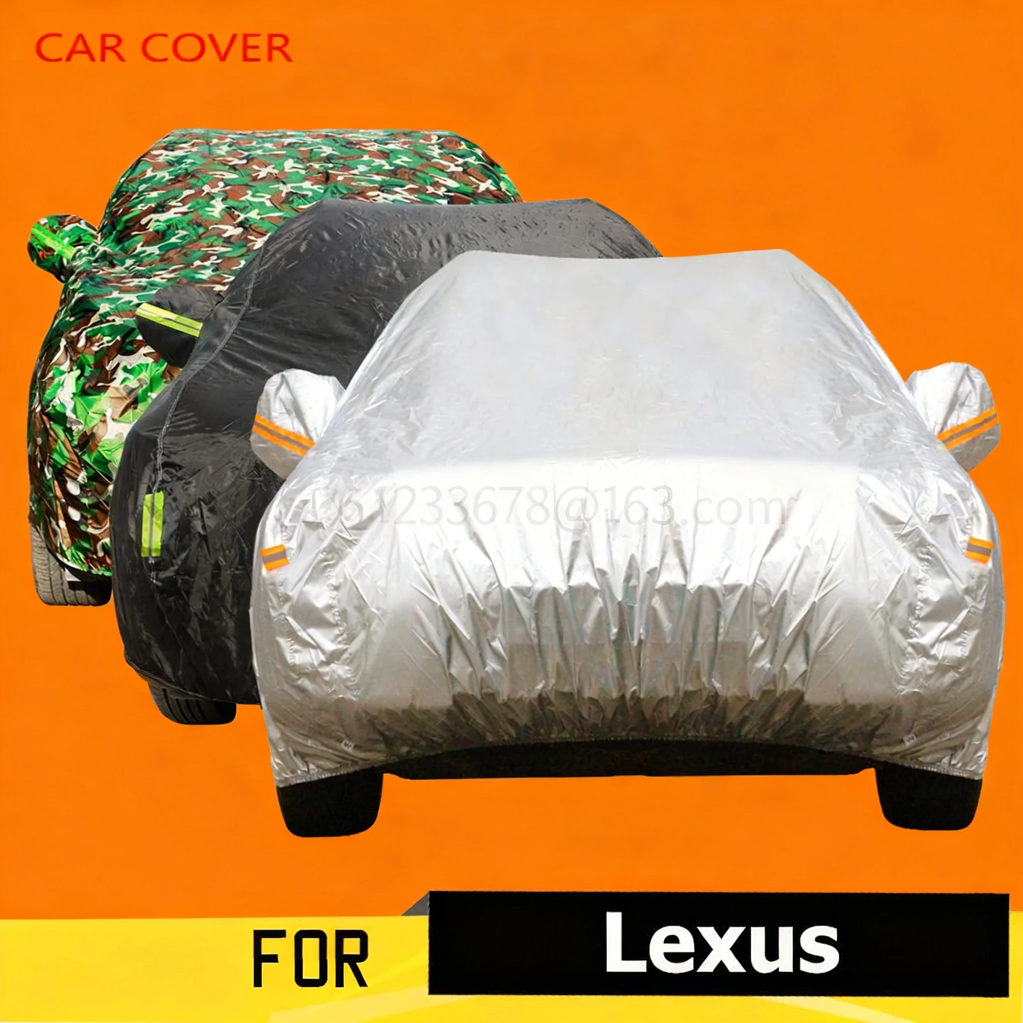 

For Lexus ES ES300 ES350 ES240 ES250 ES330 CT200h Car Cover Outdoor Anti UV Sun Rain Snow Protector Cover Dust Proof