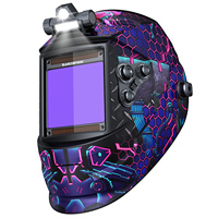 ARCCAPTAIN Welding Mask 4 Arc Sensor Auto Darkening Welding Helmet Large Viewing 3.94\