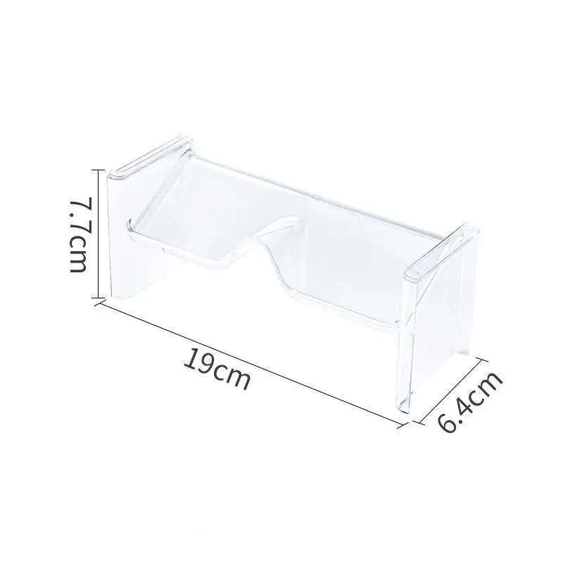 2 Pack Glasses Storage Rack Desktop Counter Sunglasses Display Stand Stacked Glasses Stand Storage Rack