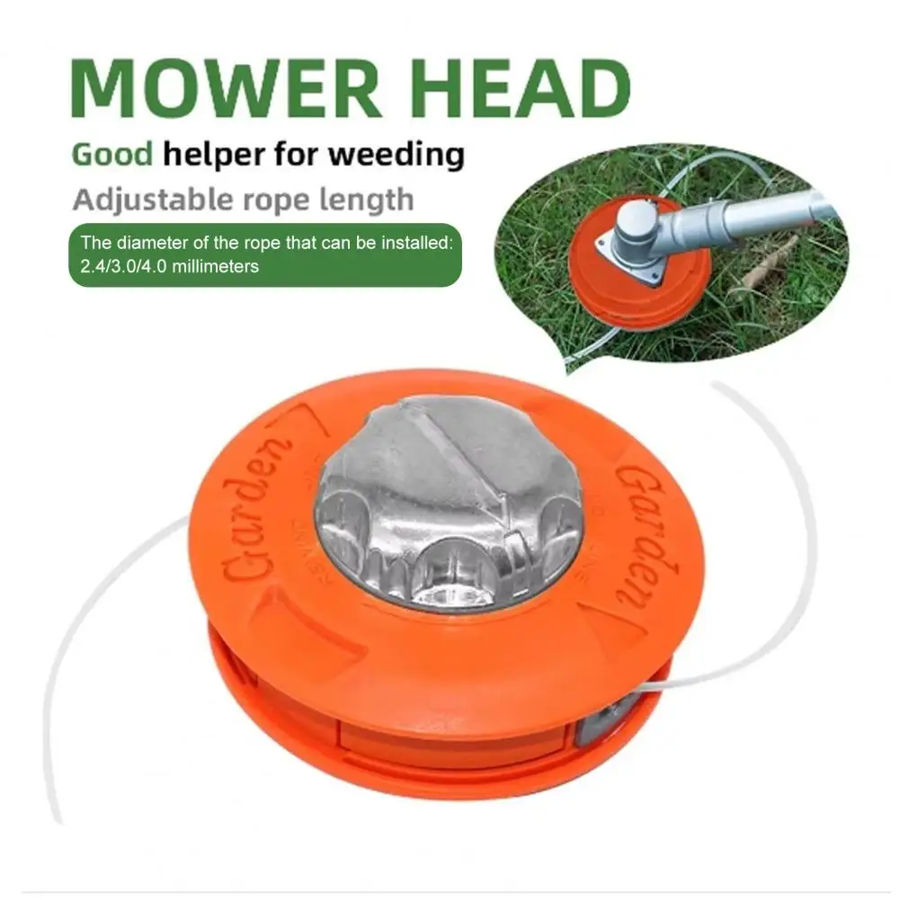 

Universal Dual String Trimmer Head - Aluminum Alloy Replacement Head Fits Most Gas Grass Trimmers Weed Eater Accessories