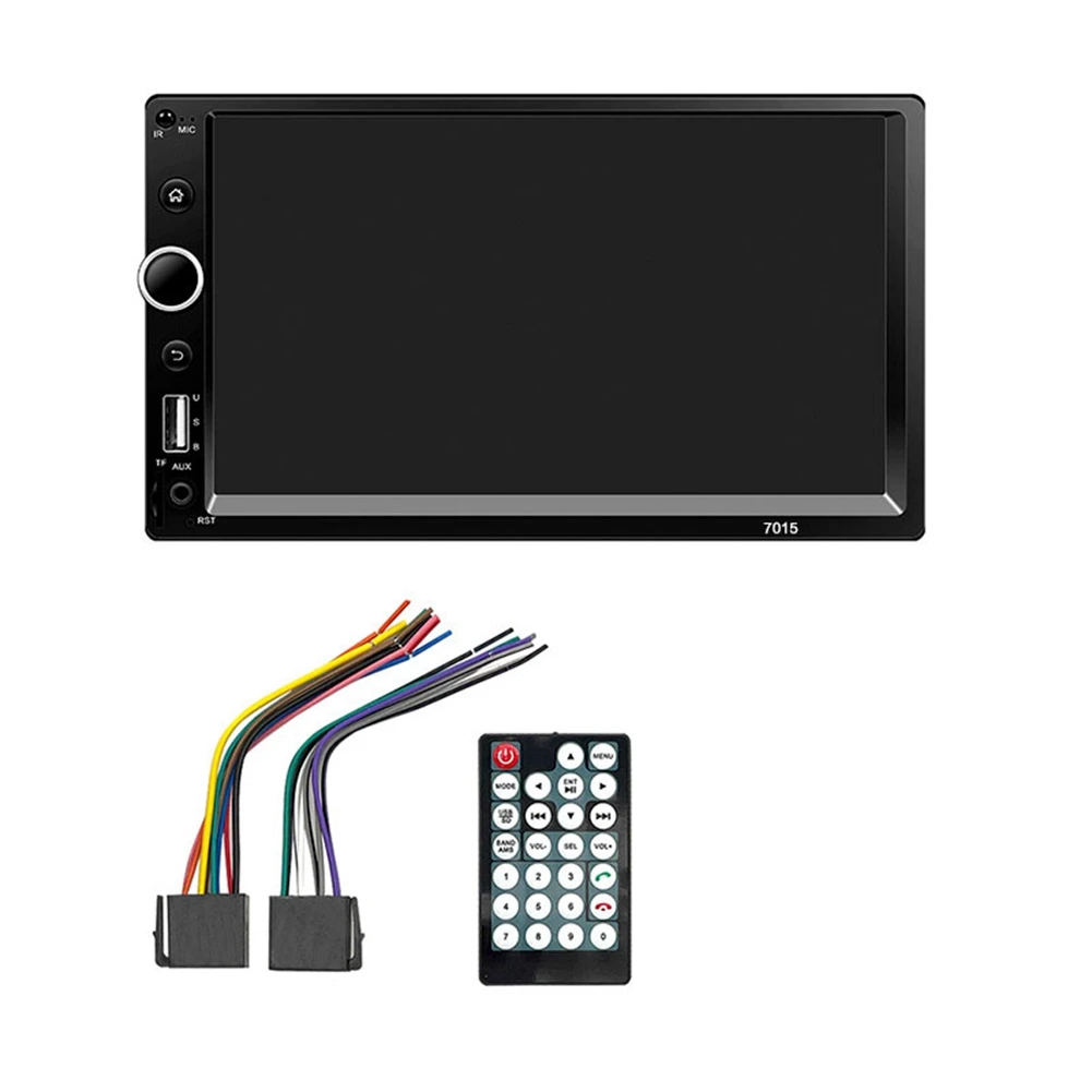 

ABHY-LED Car Player Black Player 7Inch HD Autoradio Multimedia MP5 Player Car Audio 7015 (Support Carplay)