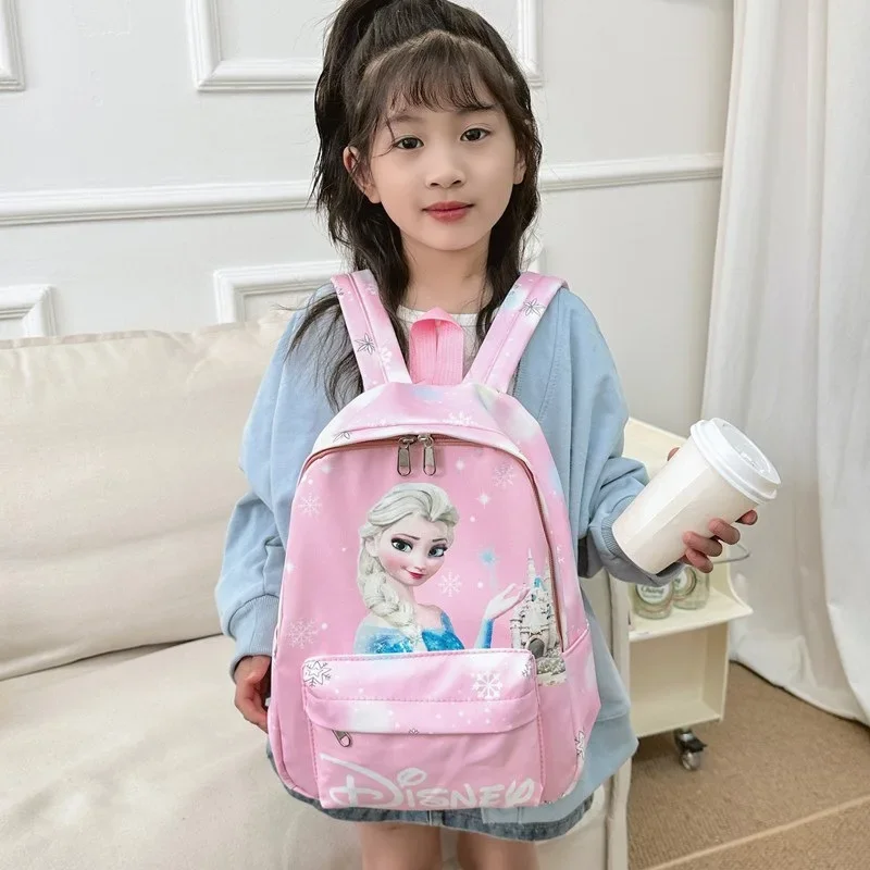 

Disney Mickey Mouse New boy Schoolbag Kindergarten Bag Girl Cute Cartoon Princess Storage Bag Outdoor Leisure Backpack