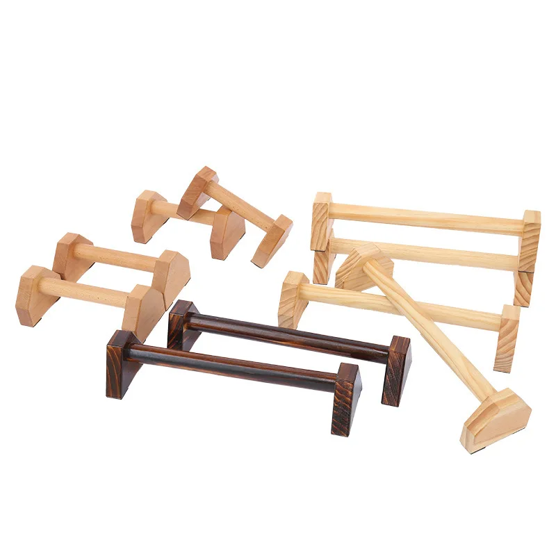 Original Factory Direct Push-up Stand Bar Wooden Parallels Bars Stand For Handstands