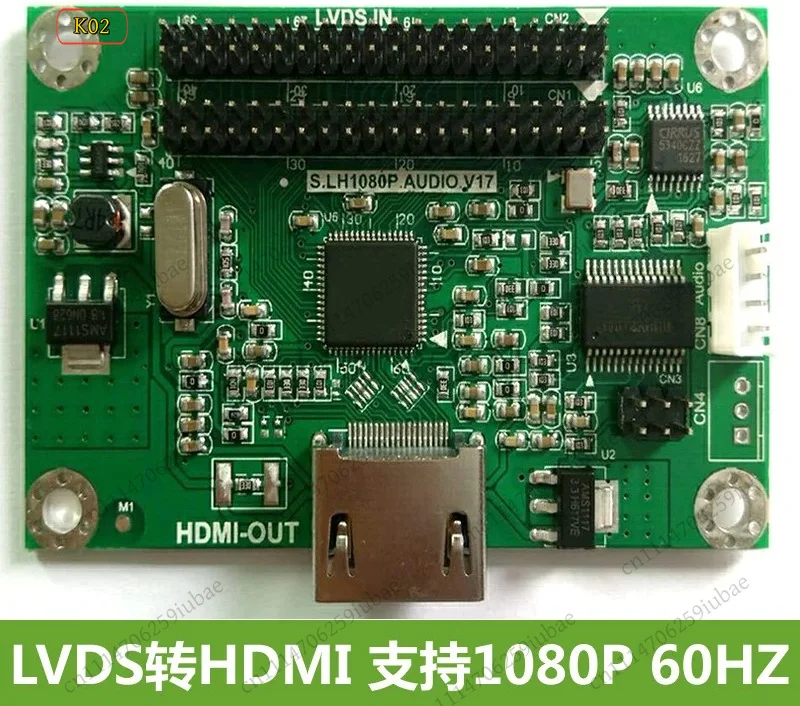 LJ_LVDS to HDMI Adapter Board, Video Signal Converter, Supports 720P 1080P Resolution, Universal Driver Board for DIY Projects