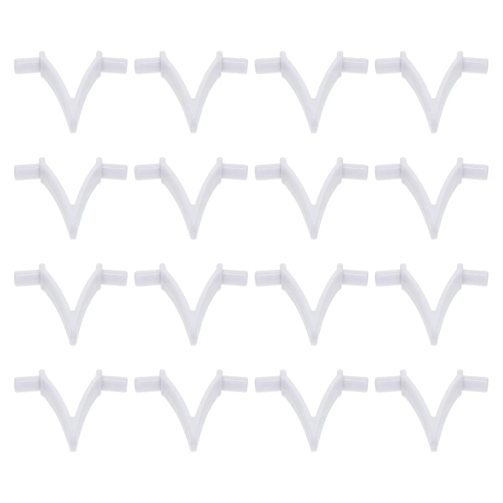 24Pcs V Clip for Pool Cleaning Tools Plastic V-Clips Compatible with Skimmer Net Handle Brush Vacuum Cleaner Pool Spa