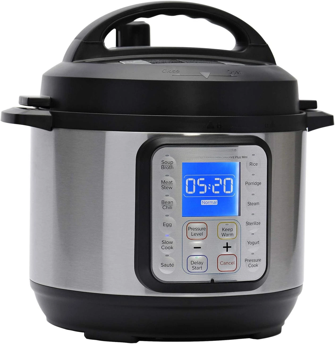 

9-in-1 Electric Pressure Cooker, Slow Cooker, Rice Cooker, Steamer, Sauté, Yogurt Maker, Warmer & Sterilizer, Stainless Steel