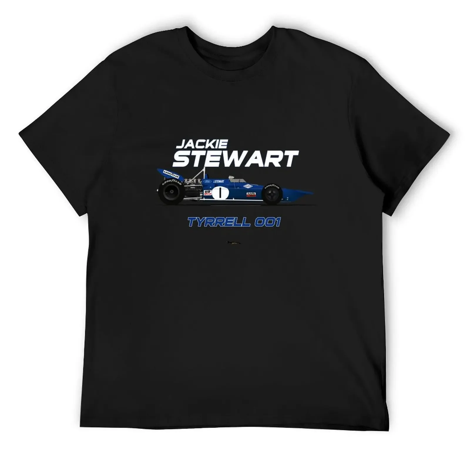 

Jackie Stewart - Tyrrell 001 T-Shirt new edition kawaii clothes T-shirt men