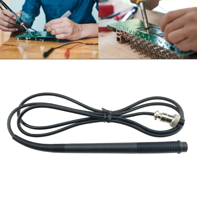 Hàn Tay Cầm 5 Nhân Dây Cho KSGER Mỏ Hàn Chịu Nhiệt Độ Cao Silicon Tay Cầm STM32