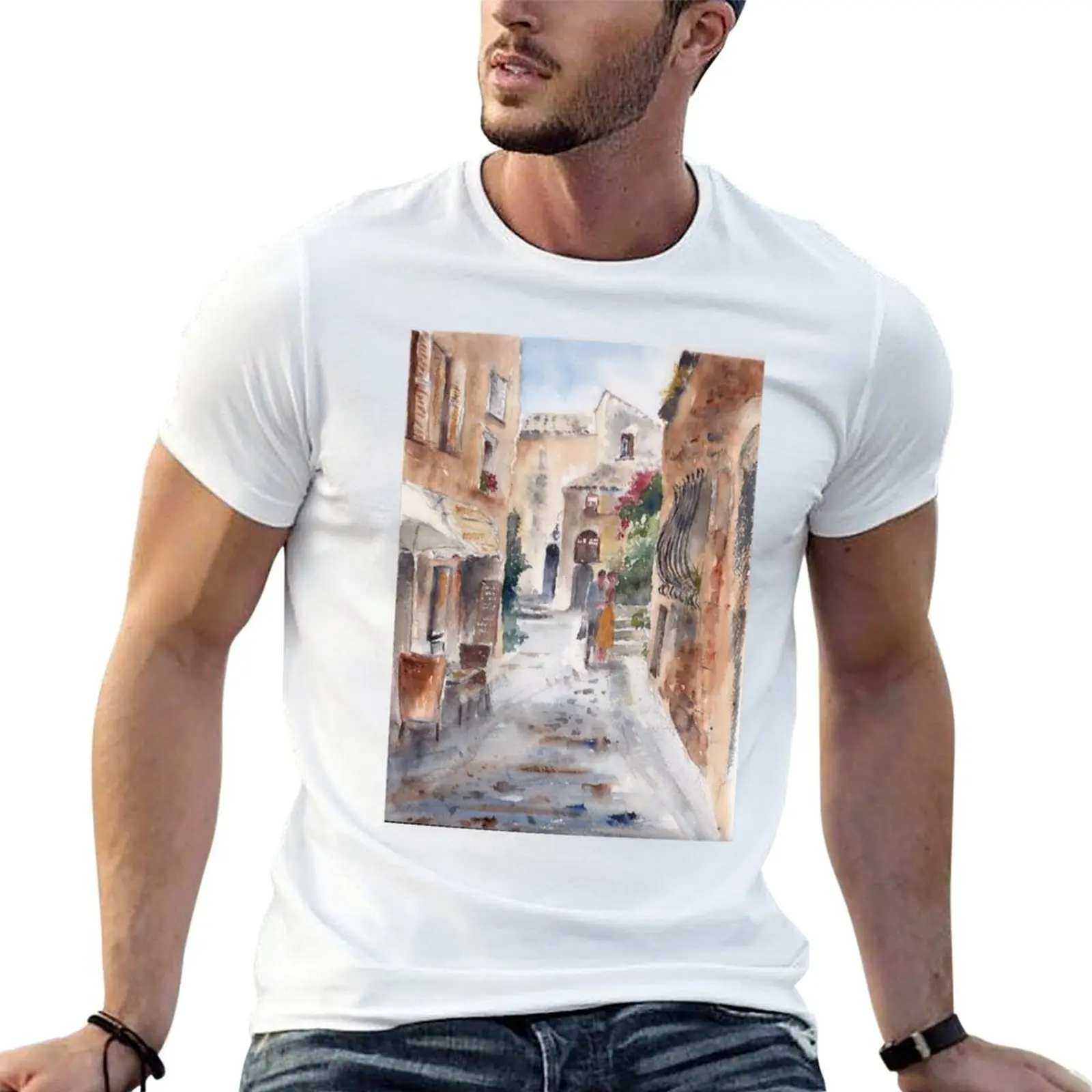 

St. Paul de Vence. T-Shirt man t shirt luxury man t shirt designer T-Shirt