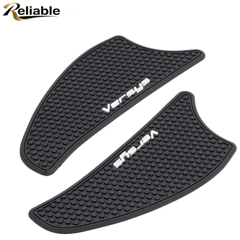 Untuk Kawasaki 2016 - 2021 New Versys 1000 Versys1000 VERSYS 1000 NEW Stiker Tangki Bahan Bakar Samping Anti Selip untuk Sepeda Motor Bantalan Tahan Air
