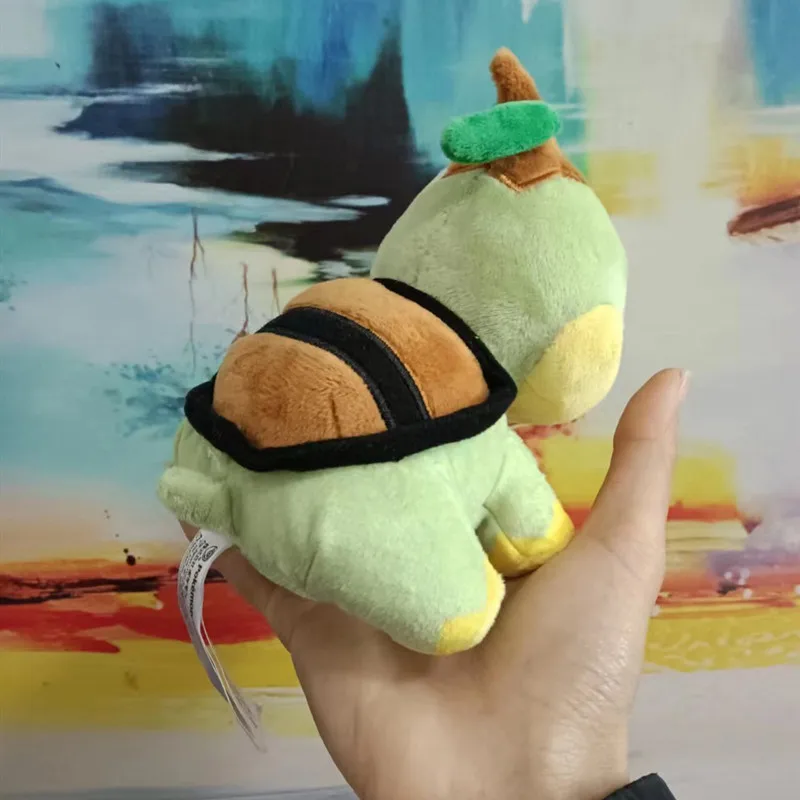 

Оригинальные Плюшевые игрушечные куклы Pokemon Turtwig, милые детские рождественские подарки 14 см