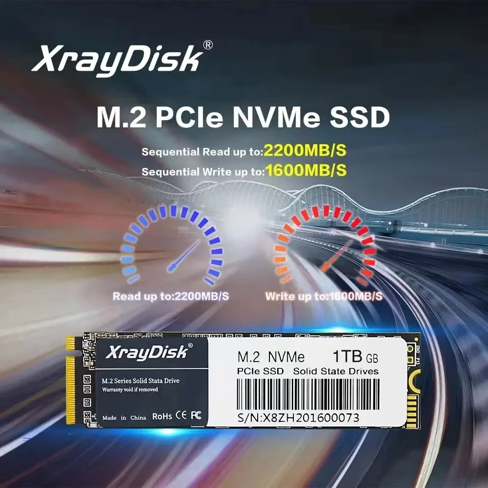 XrayDisk M.2 SSD PCIe NVME 256GB 512GB 1TB Gen 3x4 dysk półprzewodnikowy 2280 wewnętrzny dysk twardy HDD do laptopa stacjonarnego