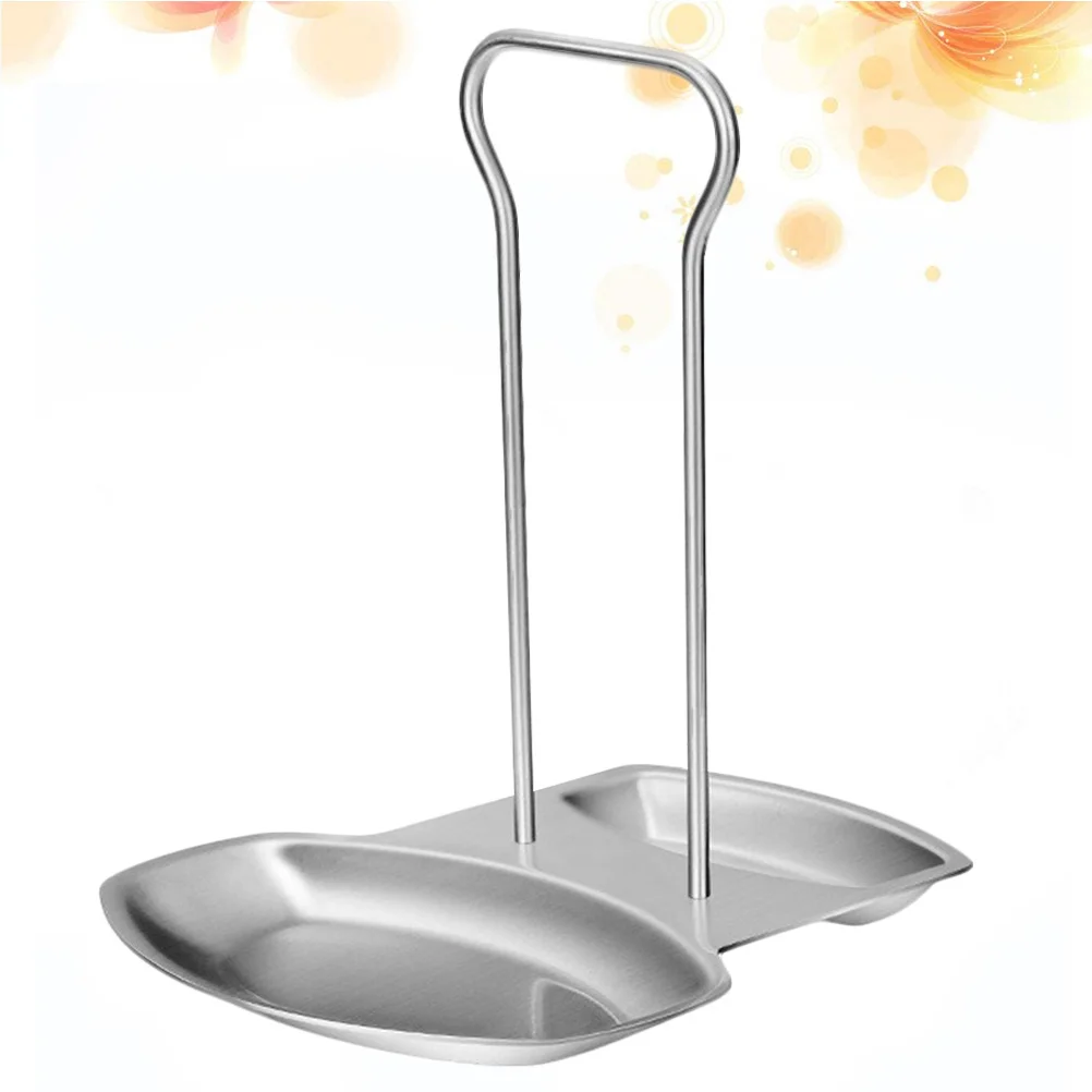 

1Pcs Spoon Storage Rack Stainless Steel Kitchen Rack Pot Lid Cutting Board Holder Kitchen Storage Organizer Shelf