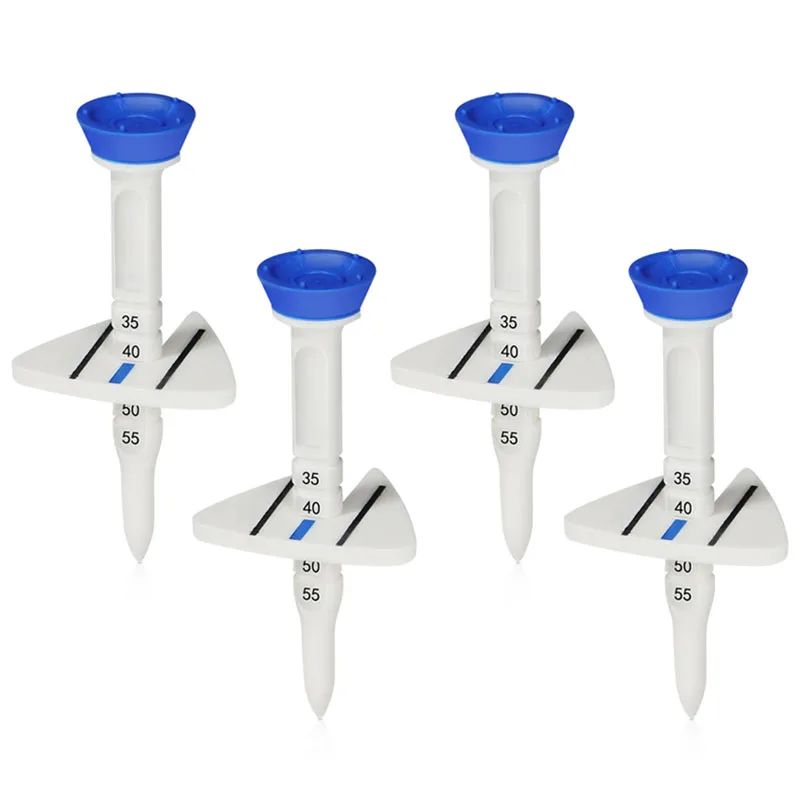 

4 шт., резиновые Понижающие 3-дюймовые гольфские мячи с регулировкой высоты