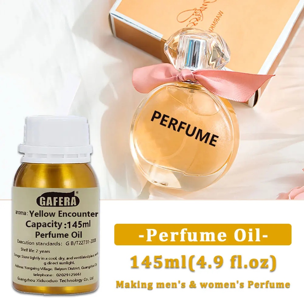 

GAFERA 145ml Yellow Encounter Perfume Oils, Essential Oil For DIY Men's Women's Perfume, Handmade Self-Adjusting Brand Fragrance