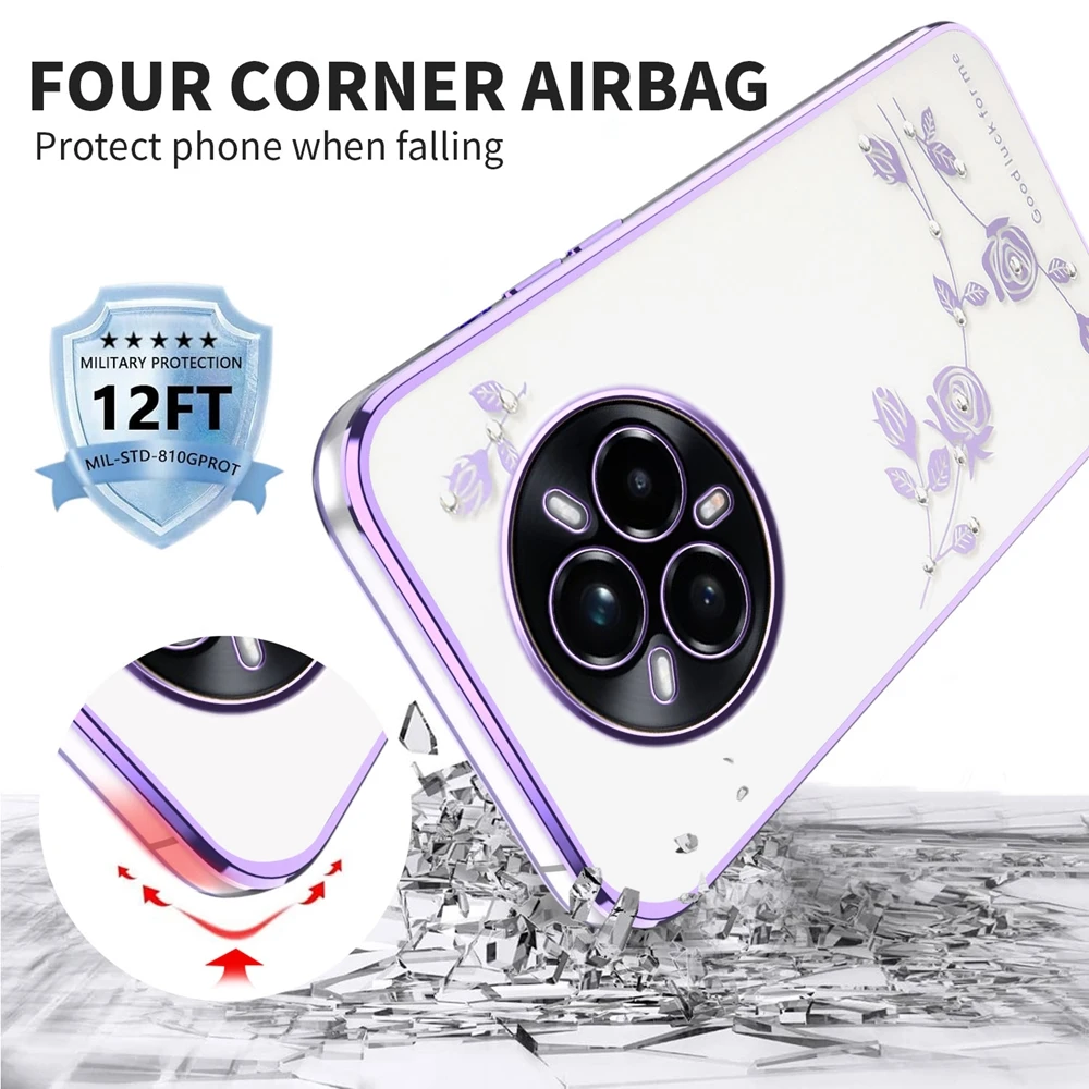 حافظة هاتف لامعة لهاتف Realme 15 14 13 12 11 10 9 Pro Plus 14X 14T 12X 9i 6 6S 6i 5s غطاء خلفي ناعم من البولي يوريثان الحراري