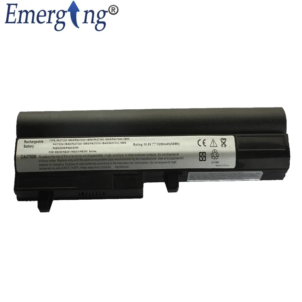 Imagem -02 - Bateria do Portátil para Toshiba Pa3733u Pa3734u Nb200 Nb201 Nb202 Nb205 Novo