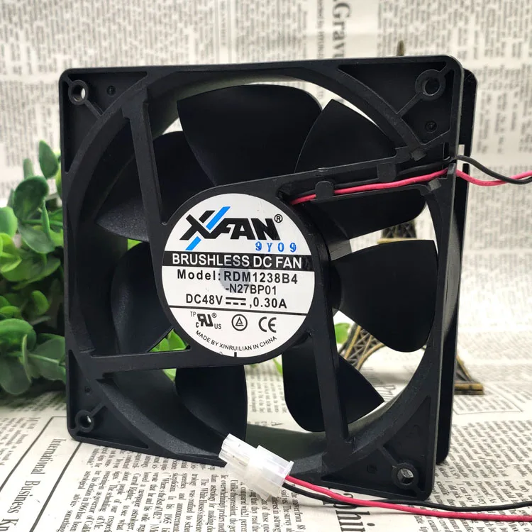 

XFAN RDH1238B4 48V 0.30A 12038 12CM INVERTER COOLING FAN