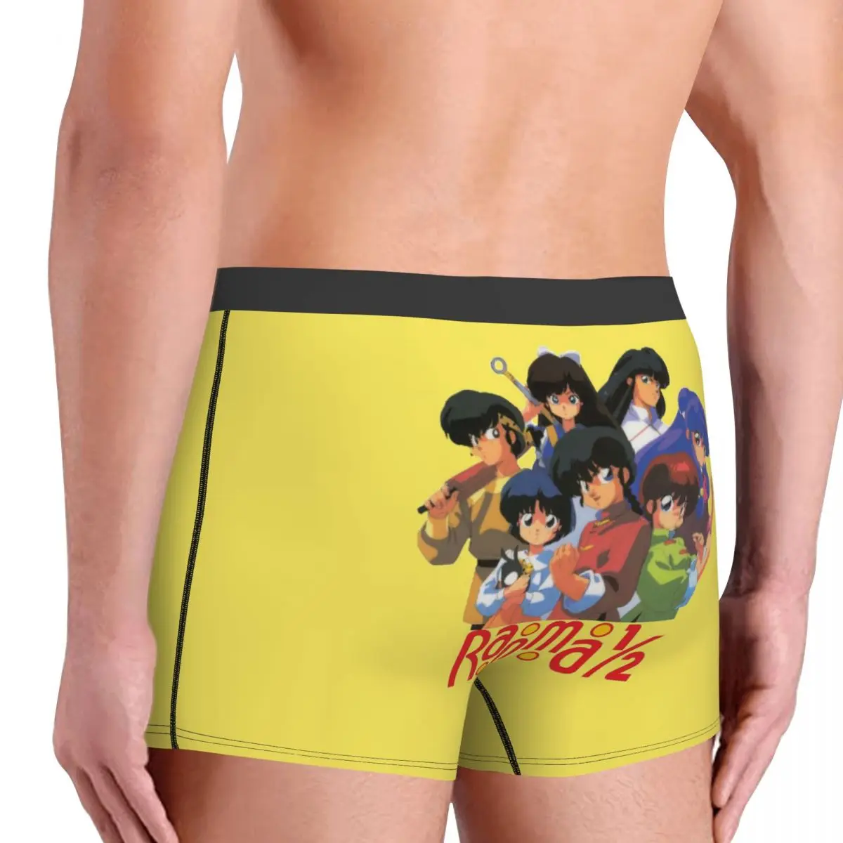 Calzoncillos Boxer, pantalones cortos Ranma 1/2 Saotome Pig, bragas para niñas, ropa interior ventilada para hombre, regalo para novio