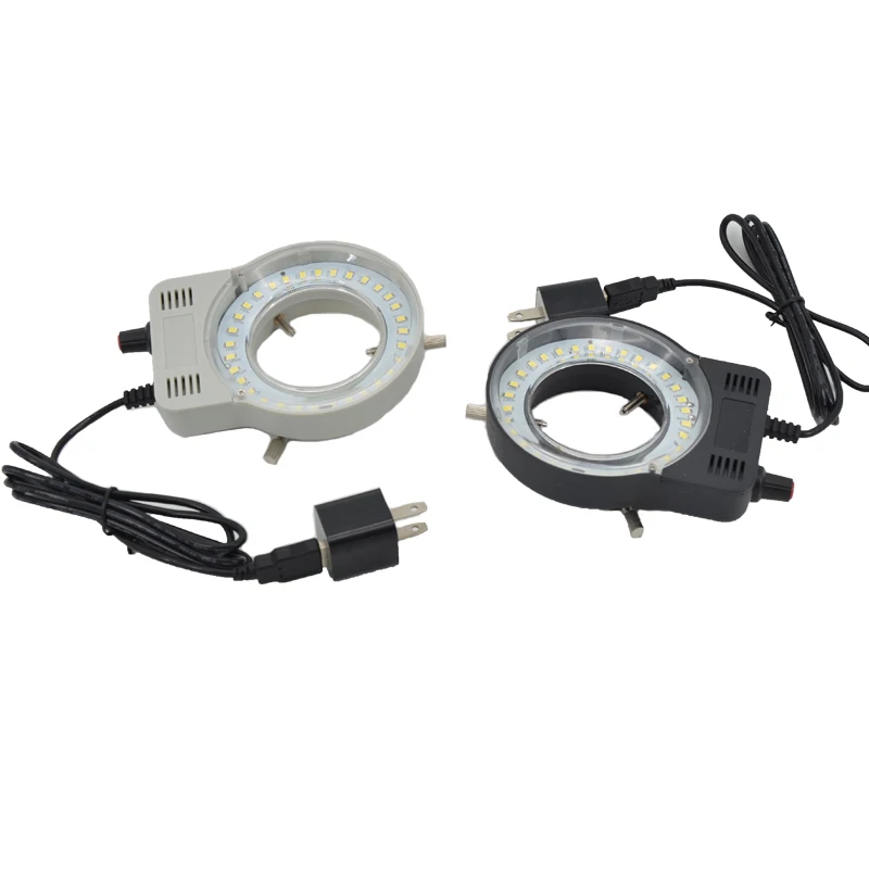Lámpara de anillo LED ajustable, luz de microscopio estéreo de alta calidad
