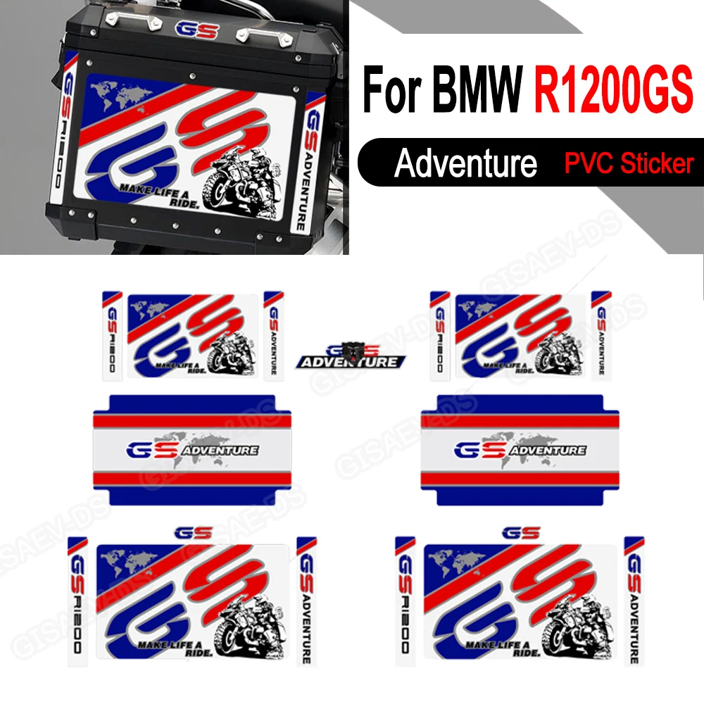 

Для R1200GS R1200 R1200 GS ADV GSA Adventure чехол для мотоцикла, наклейка, боковые коробки, корзины, защитные наклейки для багажа