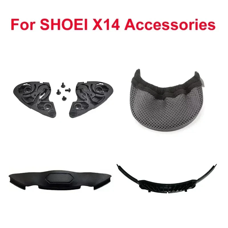Helmet parts For SHOEI X14 Helmet Nose Guard Nose Protector Breath Chin Vent Guard Breath Deflector Chin Rete Accessories