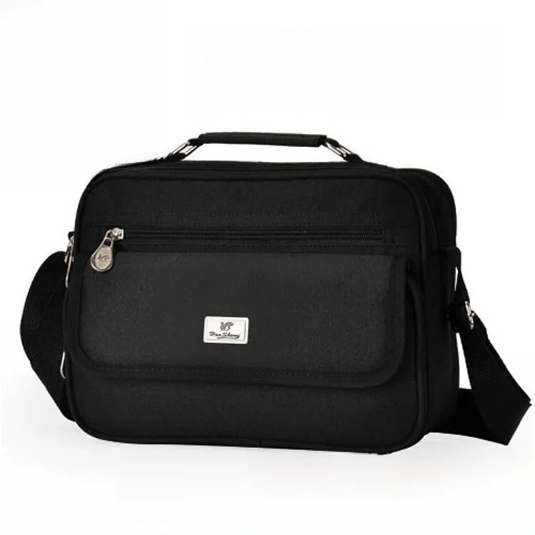 Casual Canvas Crossbody Bag for Men And Women Business Money Collection Shoulder Bag Leisure Life Style Multi-Layer Wallet