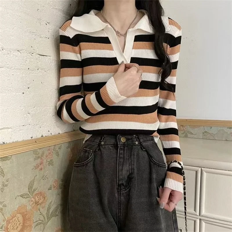 2024 Trend Fashion Cashmere Pullover Sweaters for Women Hooded Knitted Women's Sweater Korean Vintage Crochet Cute Harajuku Tops