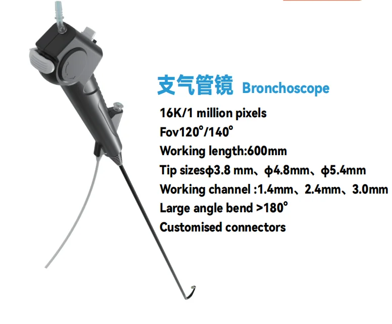 Endoscope Medical Disposable Single-Use insert tube uroscope bronchoscopy Disposable endoscope OEM