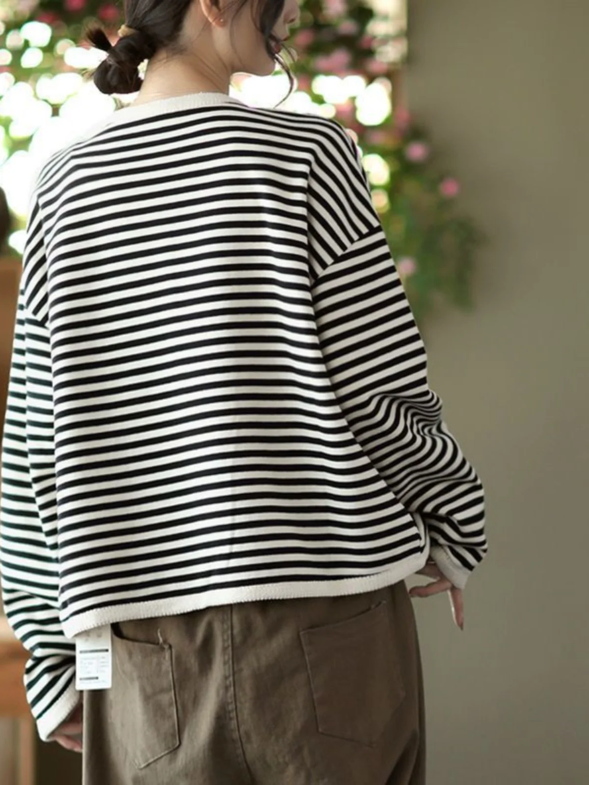 Cardigan tricoté à rayures ort Svel pour femmes, vêtements d'extérieur d'été et de printemps, climatisation, Protection solaire, petit haut poinçon