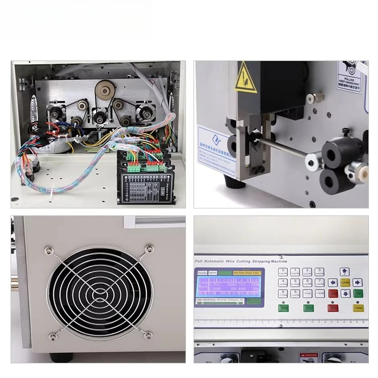 0.1-4.5 square millimeter small cable automatic computer wire cutting and stripping machine