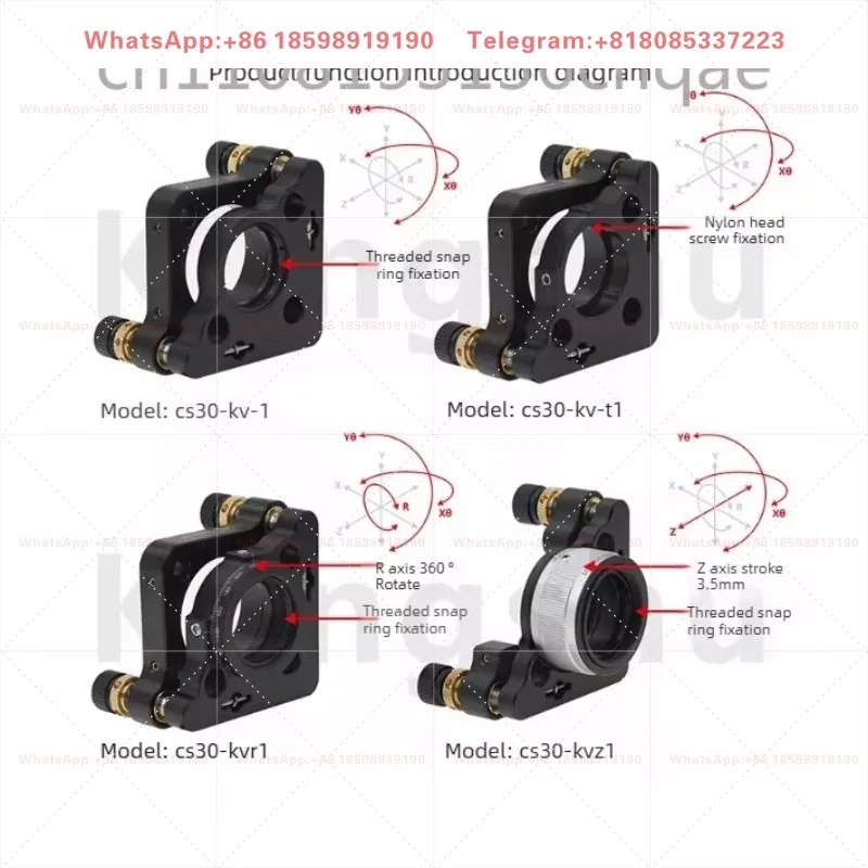 30Mm Cage Type 0 ° Incident Frame\ Cage Type System Optical Adjustment Frame