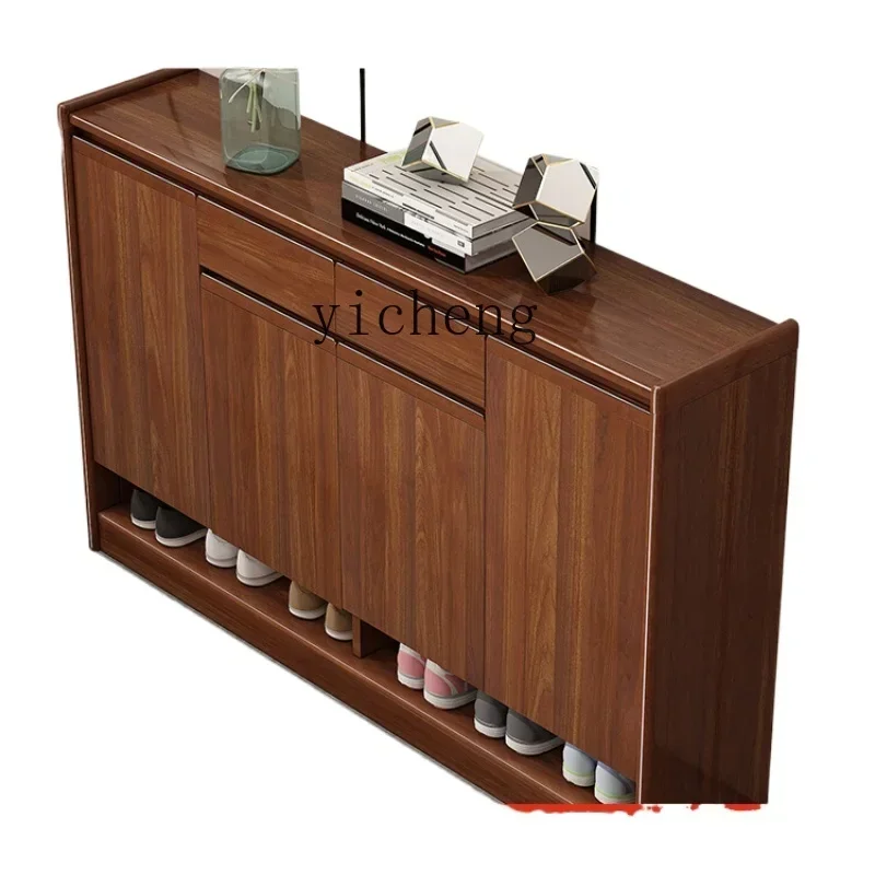 

shoe cabinet household door large capacity living room entrance storage partition storage cabinet