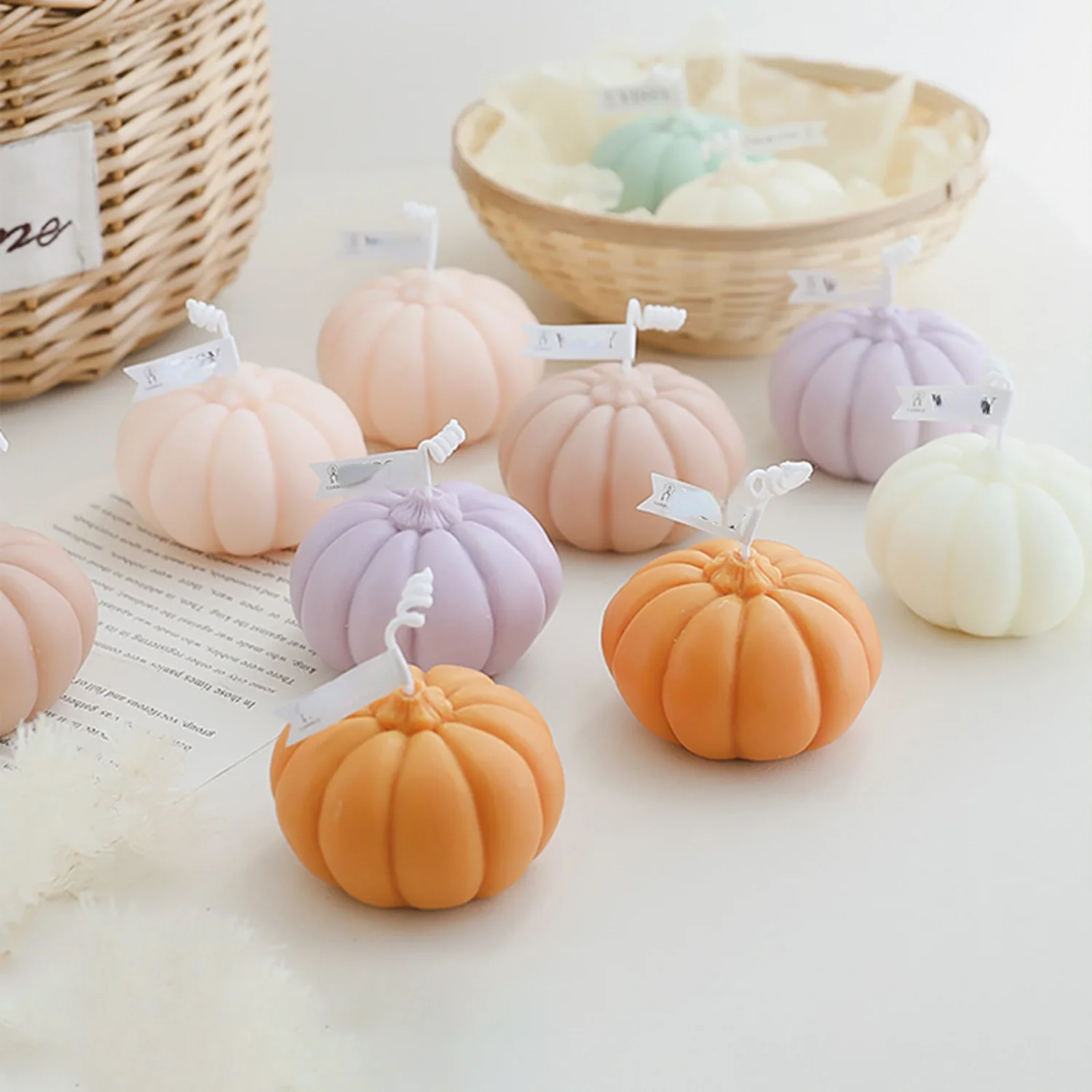 Halloween Decoration Pumpkin Candle Birthday Scented Aromatherapy Candles