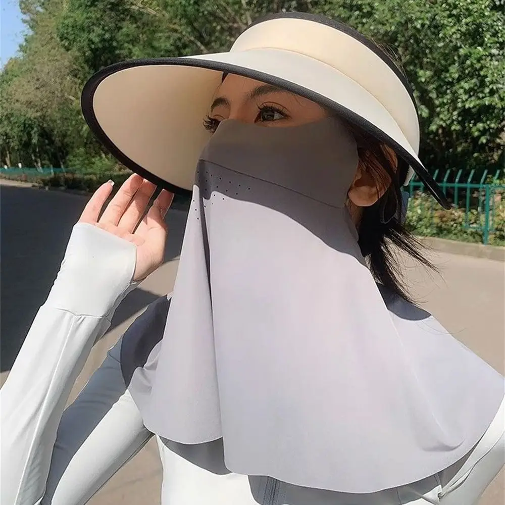 Ice Silk Sunscreen Mask Daily Breathable Thin Sun Protection UV Protection Mask Bike Cycling