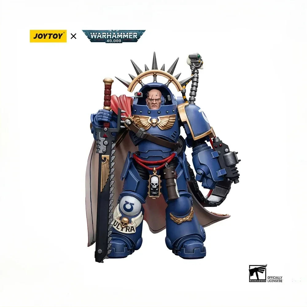 [IN-STOCK] JOYTOY Warhammer 40K Action Figure Ultramarines Captain in Gravis Armour Military Anime Model Collection ToyGift 1/18