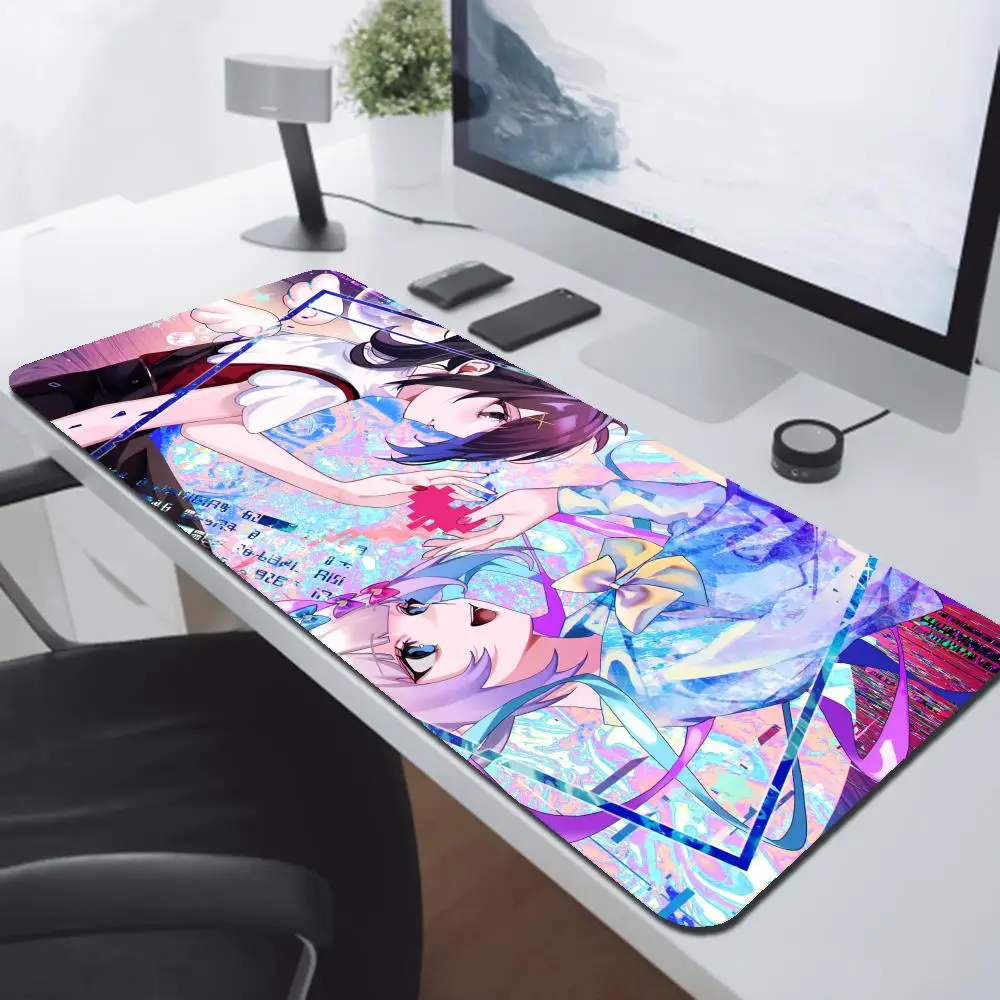 NEEDY GIRL OVERDOSE Anime Mouse Pad Mouse Pad Cute HD Desk Pad Extended Gaming Keyboard Mats Large XXL Gamer Mousepad